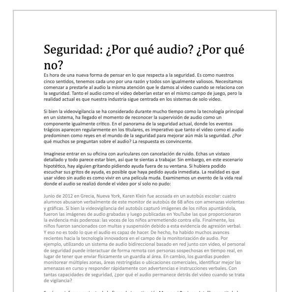 Monitoreo De Audio