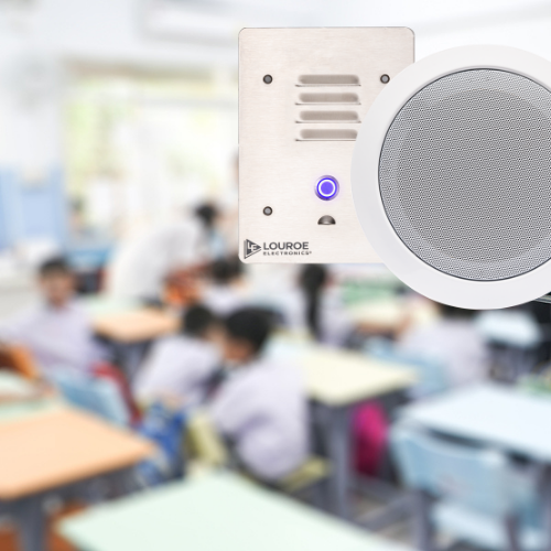 Productos de audio Louroe que contribuyen a la seguridad de los educadores